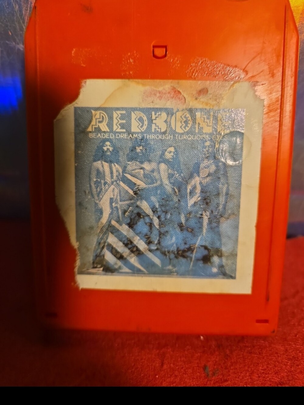092526 Redbone- Beaded Dreams Through Turquoise Eyes 8-Track Tape. Studio 18 b#